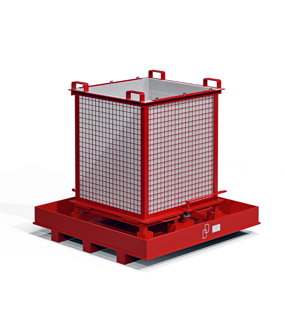 Sludge dewatering device for industrial filters