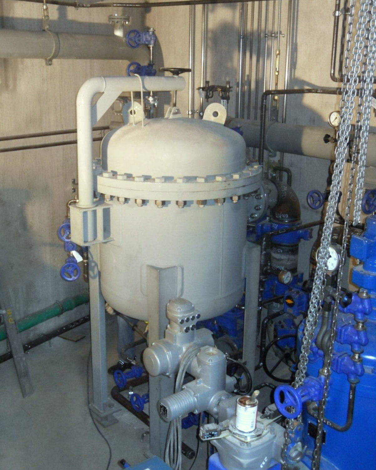 Bag Filter EFB-M for solid liquid separation in action