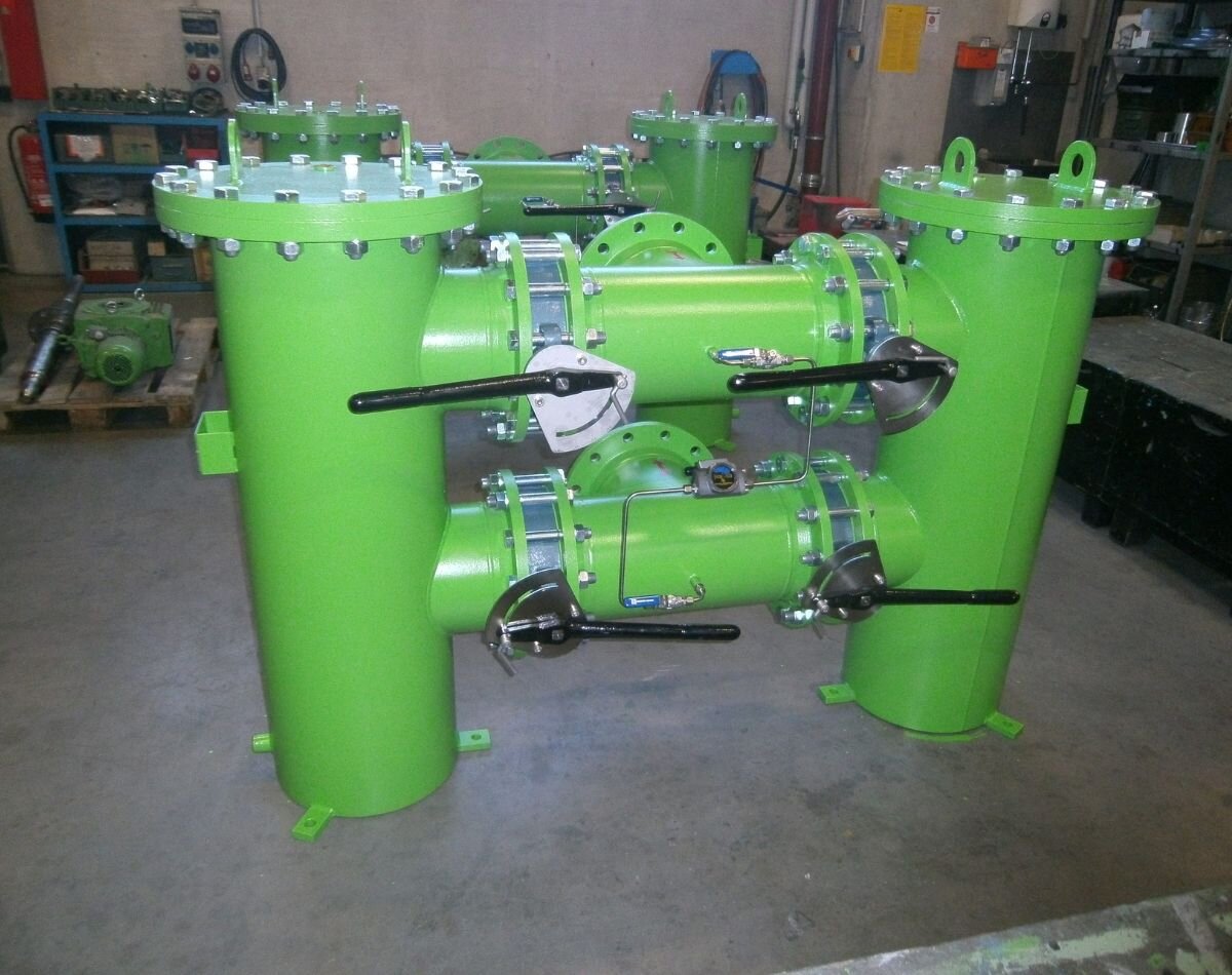 Doppelfilter in der Industrie im Einsatz