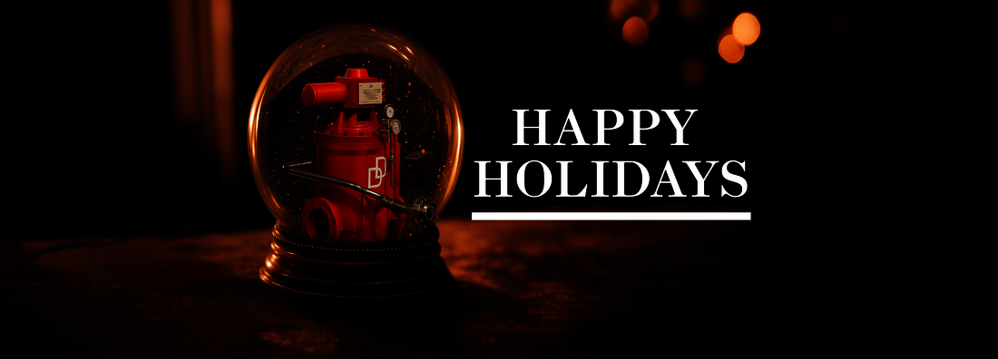 Schneekugel mit Wasserfilter von DANGO & DIENENTHAL und Weihnachtsgrüßen