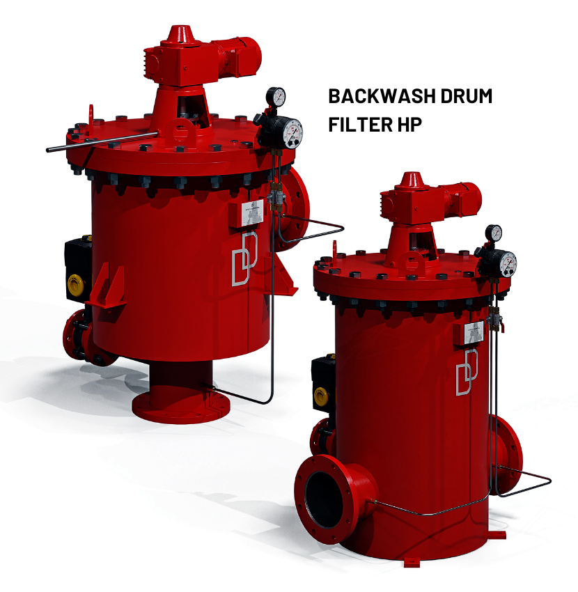 Backwash Drum Filter HP solid-liquid separation in water treatment
