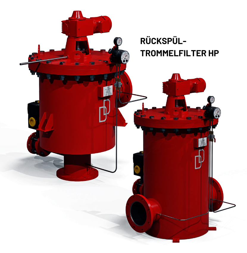 Rückspül-Trommelfilter HP für Wasseraufbereitung in Industrie