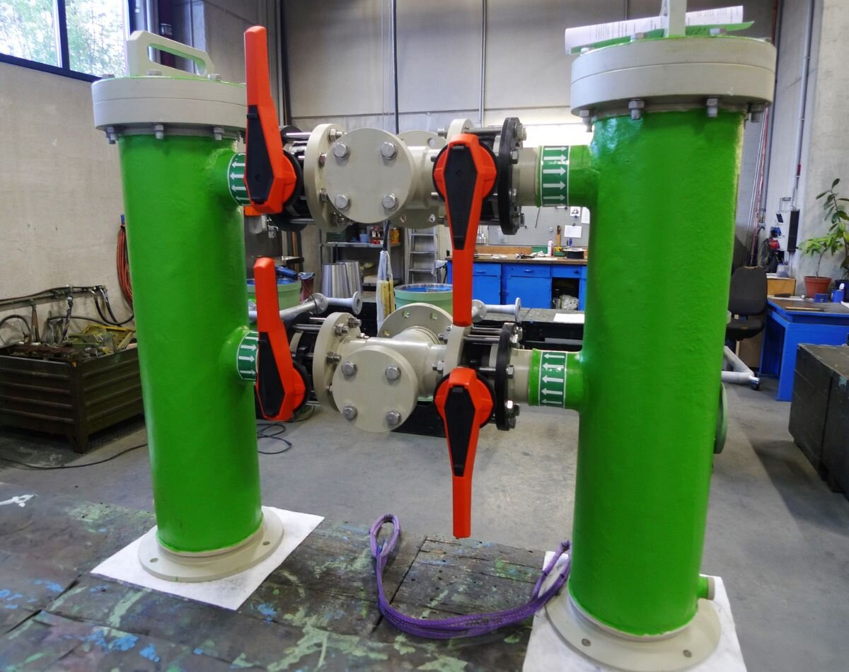 Doppelfilter 40 im Einsatz