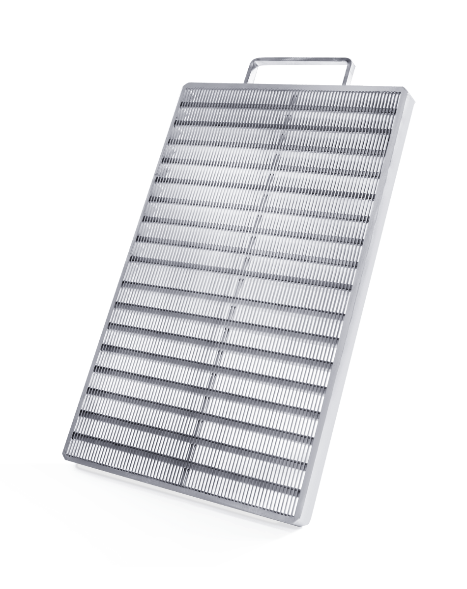 Filter element of the plate filter