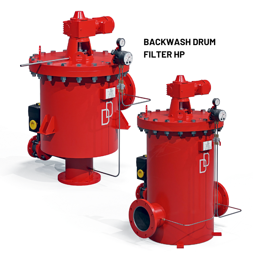 Backwash Drum Filter HP solid-liquid separation in water treatment