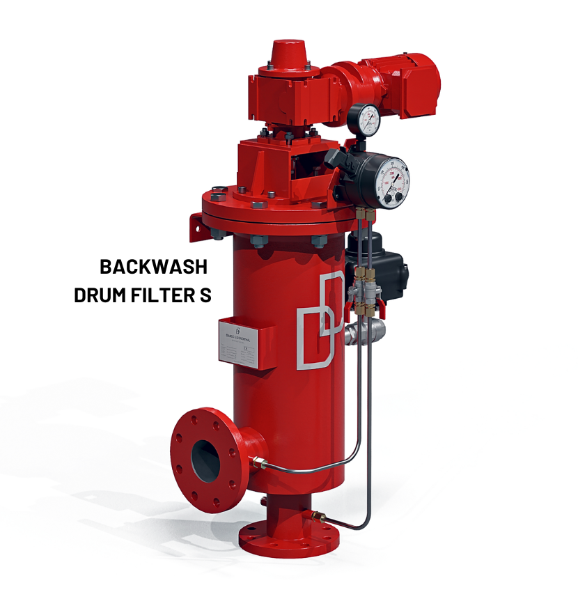 Backwash Drum Filter S solid-liquid separation in water treatment